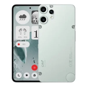 Nothing CMF Phone 2 Pro smartphone in light green, front and back view