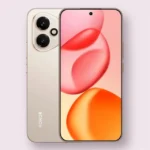 HONOR 400 5G Honor 400 5G smartphone in desert gold, front and back view