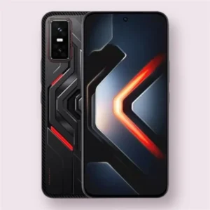 Infinix GT 30 Pro Gaming Master Edition smartphone in black, front and back view