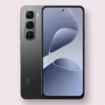 Infinix Hot 60i smartphone in black, front and back view