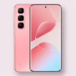 Infinix Hot 60 Pro Plus smartphone in pink, front and back view