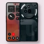 Nothing Phone (3a) Pro Nothing Phone 3a pro smartphone in black, front and back view