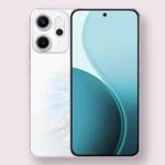 Oppo Reno14 Pro Oppo Reno14 pro smartphone in brilliant white, front and back view
