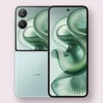 Xiaomi Mix Flip 2 Xiaomi Mix Flip 2 smartphone in green, front and back view