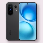 Vivo x200 fe smartphone in black, front and back view