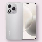 Honor 400 Lite Honor 400 Lite smartphone in velvet grey, front and back view