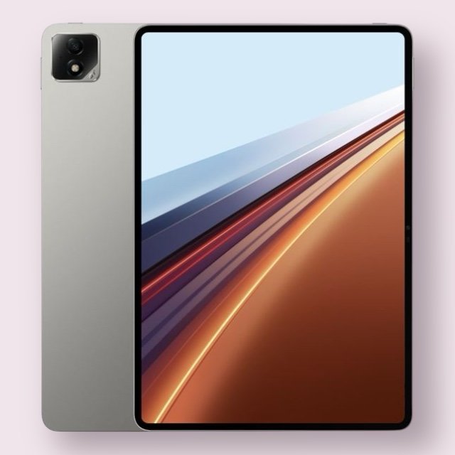 Honor Pad GT2 Pro tablet in gray, front and back view