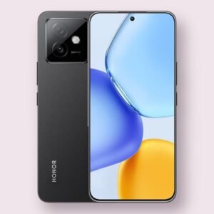 Honor X60 GT smartphone in black, front and back view