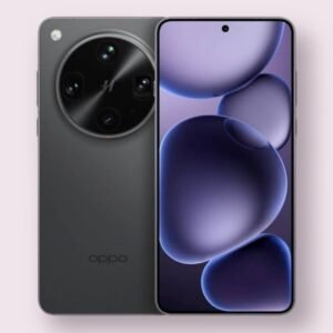Oppo Find X8 Ultra smartphone in black, front and back view