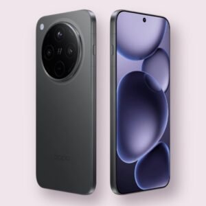 Oppo Find X8s 5G smartphone in black, front and back view