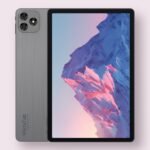 itel VistaTab 30 itel VistaTab 30 tablet in deep gray, front and back view